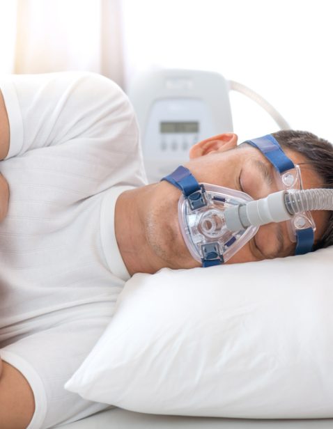 Happy,And,Healthy,Senior,Man,Wearing,Cpap,Mask,Sleeping,Smoothly